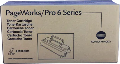 Produktbild von Konica Minolta Black Toner for PagePro 6, 3000 Seiten, Laser, Schwarz