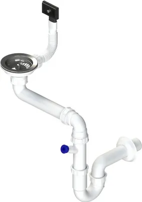 Obrázok produktu pre Drezový sifón 3 1/2" pre nerezové drezy SPNS3S