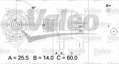Produktbild von Valeo Generator  437317