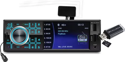 Produktbild von Caliber Autoradio mit Bluetooth, USB, AUX - 4-Zoll-Bildschirm - Rückfahrkamera-Anschluss - Extra USB (RMD404DAB-BT)
