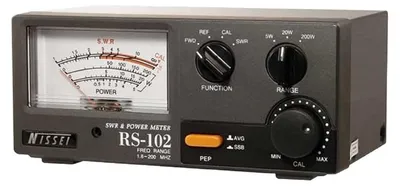 Image de Appareil de mesure des ondes stationnaires (RS-102) et wattmètre NISSEI