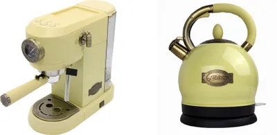 Produktbild von Kaffeemaschine Kaiser KA 2005 ElfEm + WK 2000 ElfEm Exklusiver Retro Wasserkocher