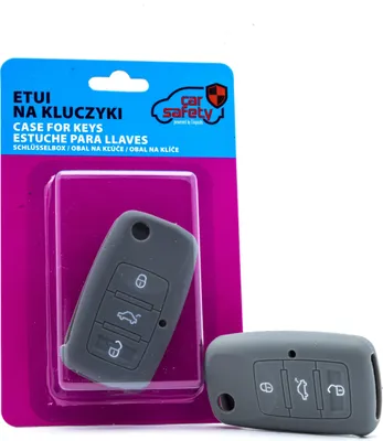 Obrázok produktu pre Silikónový kryt kľúča GREY pre VW Seat Škoda