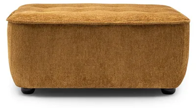 Produktbild von Hocker Sitzhocker Polsterhocker Sofahocker Fußhocker Braun Stoff