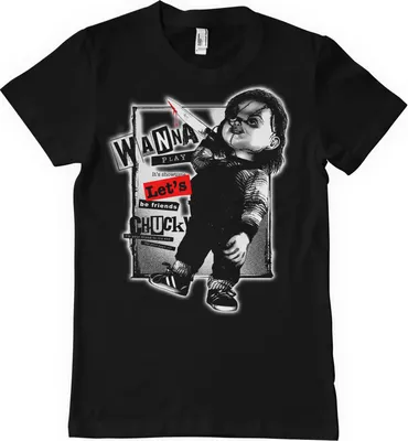 Produktbild von Chucky - Let's Be Friends T-Shirt - Black - Medium