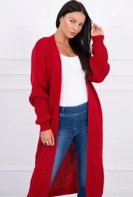 Zdjęcie produktu dla Kardigan damski Kesi Gwywel Red Uniwersalny