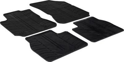 Produktbild von Gledring Fußmatten Set Gummi für CITROËN C4 CACTUS Vorne+Hinten