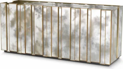Produktbild von Casa Padrino Luxus Sideboard mit antikem Spiegelglas 200 cm - Verspiegelte Möbel