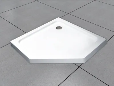 Immagine prodotto di Glaswerk Westfalen- piatto doccia piatto pentagonale 100x100cm in acrilico