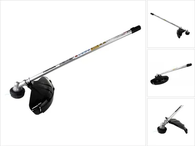 A string trimmer attachment is shown against a white background.
