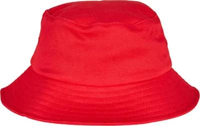 Immagine prodotto di FLEXFIT 5003KH | KidsŽ Flexfit Cotone Twill Bucket Hat forma schiacciabile - Colore: Rosso - Taglia: Unica
