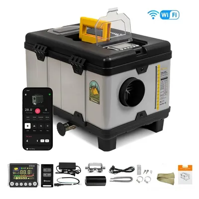 Obrázek produktu pro Sunster WIFI/Bluetooth parkovací topení dieselové topení 8KW 12/24V 230V se start/stop a ventilací - Tiché topení pro auto, kamion, obytný vůz, loď a stan