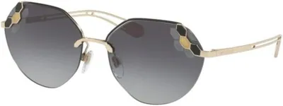 Zdjęcie produktu dla Okulary przeciwsłoneczne Bulgari Damen 0BV6099 20188G 57, kolor czarny (czarny/jasny złoty/szary gradient)