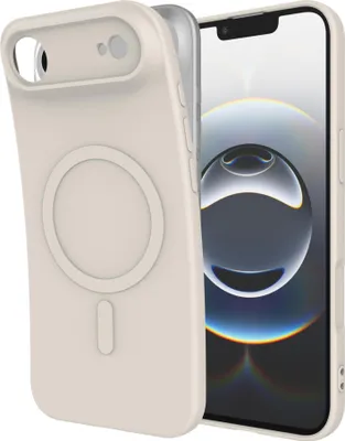 Image de Cazy Coque compatible avec iPhone Air Coque compatible avec MagSafe – Color Backcover – Ivoire