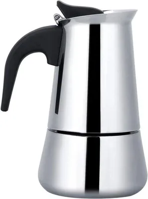 Produktbild von Famanu Kaffeekanne Edelstahl - Moka Espresso Maker - 450 ml