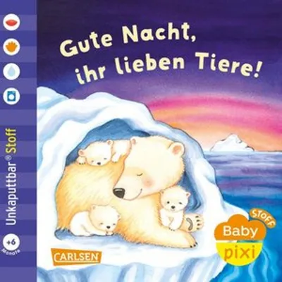 Produktbild von Baby Pixi (unkaputtbar) 165: Baby Pixi Stoff: Gute Nacht, ihr lieben Tiere!