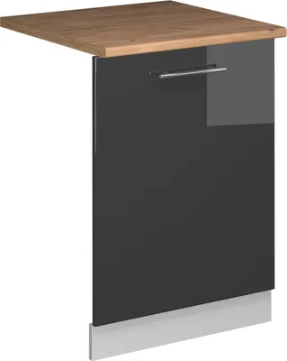 Immagine prodotto di Pannello frontale della lavastoviglie Vicco Fame-Line Antracite lucido 60 cm , PL Rovere, Model 54833