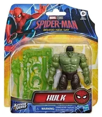 Immagine prodotto di Marvel Spider-Man, Marvel Studios Spider-Man, Brand New Day, ActionVerse, Hulk, 4 (anni/rocce)