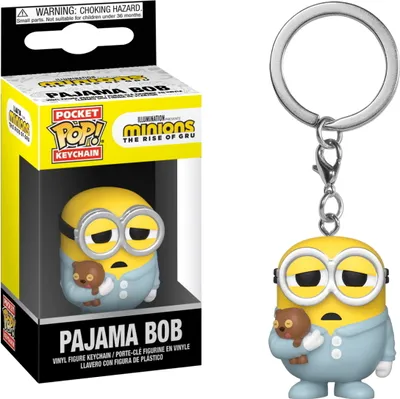 Produktbild von Minions - Pajama Pyjama Bob  - Schlüsselanhänger Funko Pocket POP! Keychain