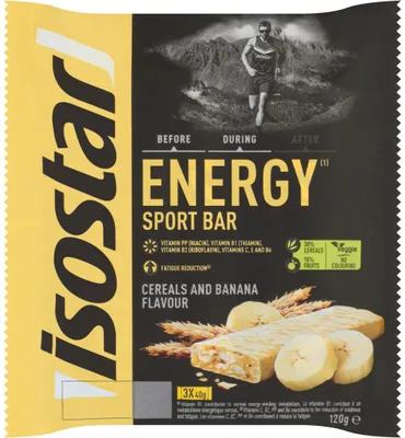 Productafbeelding van Isostar Reep Banaan (3 x 40 gr)