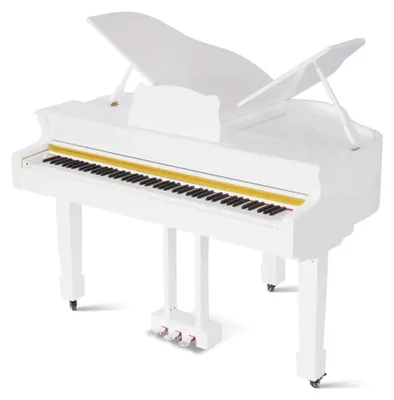 Produktbild von Weiß Klavier Digitalpiano Flügelklavier Hochglanz Piano Klaviere