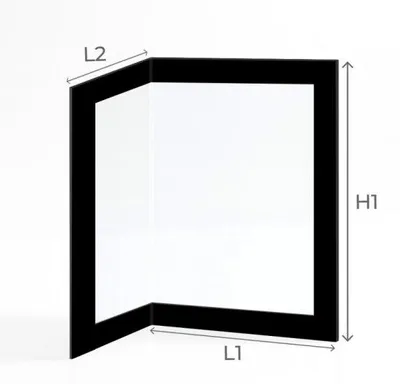 Image de Vitre Skanderborg CALI 2.0 - Verre Pliée pour poêle à bois