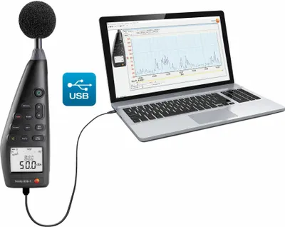 Immagine prodotto di Testo 816-1 - Digitale - Ponderazione A - Ponderazione C - Veloce - Lento - 30 - 130 dB - 1,4 dB - 0,1 dB (0563 8170)