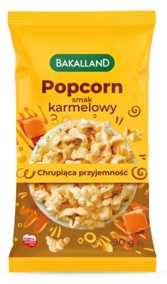 Obrázok produktu pre Bakalland Popcorn s príchuťou karamelu 90 g