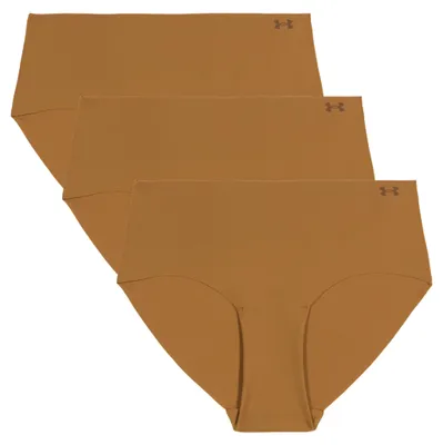 Produktbild von Under Armour Damen 3er-Pack Pure Stretch, unsichtbar, Tanga Unterwäsche, ganztäg