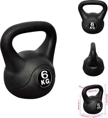 Produktbild von Kettlebell Kugelhantel Trainingshantel Gewicht 6KG - Hanteln & Gewichte