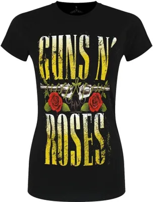 Produktbild von Guns N Roses - "Big Guns" T-Shirt für Damen RO719 (XL) (Schwarz)