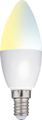 Produktbild von alpina Smart Home Intelligente Glühbirne - E14 - 5W - Dimmbare LED Lampe - mit alpina Smart Home App - Amazon Alex - Google Home