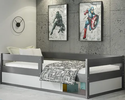 Produktbild von Interbeds Kinderbett Montessori Einzelbett 160x80cm Bodenbett Kiefernholz Naturholz mit Lattenrost und Rausfallschutz