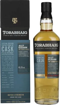 Image de Torabhaig ALLT GLEANN The Legacy Series BATCH STRENGTH Single Malt 61,1% Vol. 0,7l en boîte cadeau