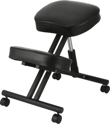 Produktbild von Famanu Kniekruk Ergonomisch - Komfortable Kunstledersitzfläche, bis 120 kg