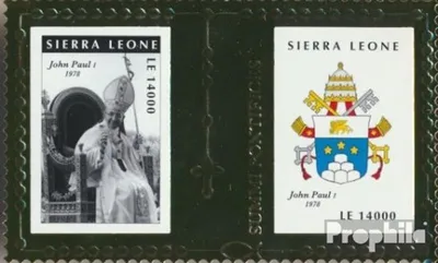 Produktbild von Briefmarken Sierra Leone 2010 Mi Block652 (kompl.Ausg.) postfrisch Päpste