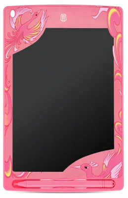 Productafbeelding van LCD-tekenbord voor kinderen, magisch bord van 8,5 inch met pen, éénkleurig, schrijftablet en notitieblok, multicolor, roze, merk Sun Baby