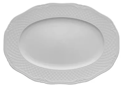 Produktbild von Lubiana Afrodytę ovaler Servierteller 28 cm weiß Porzellan