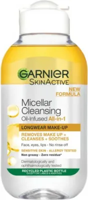 Image de Garnier - Eau micellaire démaquillante - Huile - 100 ml - 1 pièce