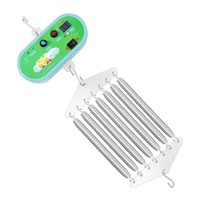 Produktbild von Elektrischer Federwiegenmotor für Babys, leiser Schaukelantrieb mit 10 Stufen, Timer und Musik, für Hängematte, Babywiege und Babyschaukel