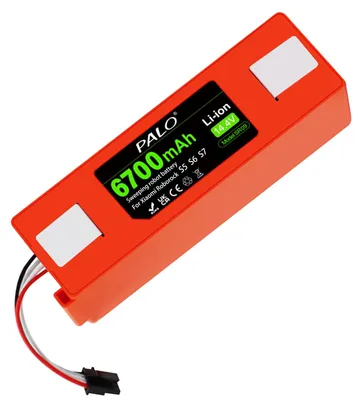 Ersatzakku Li-Ion 14,4 V 6700 mAh für Roborock S50–S55/T6/61/65