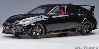 Produktbild von Autoart 73222 Honda Civic Type R FK8 2021 schwarz metallic 1:18
