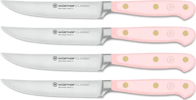 Produktbild von Wüsthof Steakmesserset 4-teilig / Steak Knife Set 4-Piece Classic Colour Pink Salz --  1061760404 – EAN 4002293130705 – Art.-Nr. 2023063222