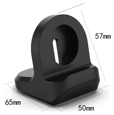 Image de Support de recharge universel en silicone blanc pour Samsung Galaxy Watch 4 / 4 Classic, sans câble