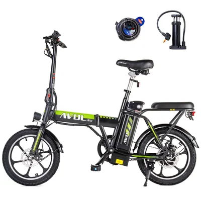 Produktbild von A10 faltbares Elektrofahrrad für Erwachsene für den Stadtpendelverkehr 250W, 36V 12,8Ah Scheibenbremsen vorne und hinten 16‑Zoll‑Reifen, 25 km/h, IPX4