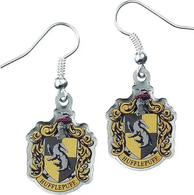 Produktbild von Harry Potter - Hogwarts Hufflepuff Crest Earrings / Ohrringe