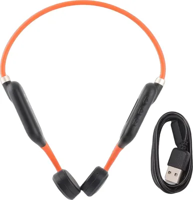 Immagine prodotto di Cuffie a conduzione ossea, IP56, impermeabili, con cancellazione del rumore, auricolari Bluetooth wireless con microfono per sport all'aperto, spostamenti quotidiani