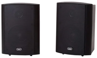Productafbeelding van Boekenkastluidspreker 100 W Zwart - Verkabelde Stereo Speaker - Draagbaar