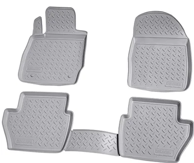Immagine prodotto di tappetini in gomma 3D per Ford Fiesta VI | 2008-2017 | tipo JA8 | grigio con bordo