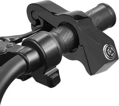 Produktbild von Universelles Motorrad-Sicherheits-Schloss, Schwarz, für Motorräder, Fahrräder und Scooter